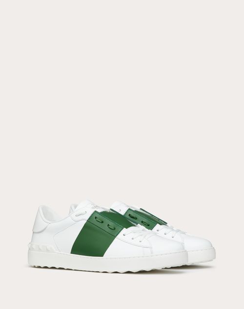 Valentino garavani open Lace sneakers White/Green