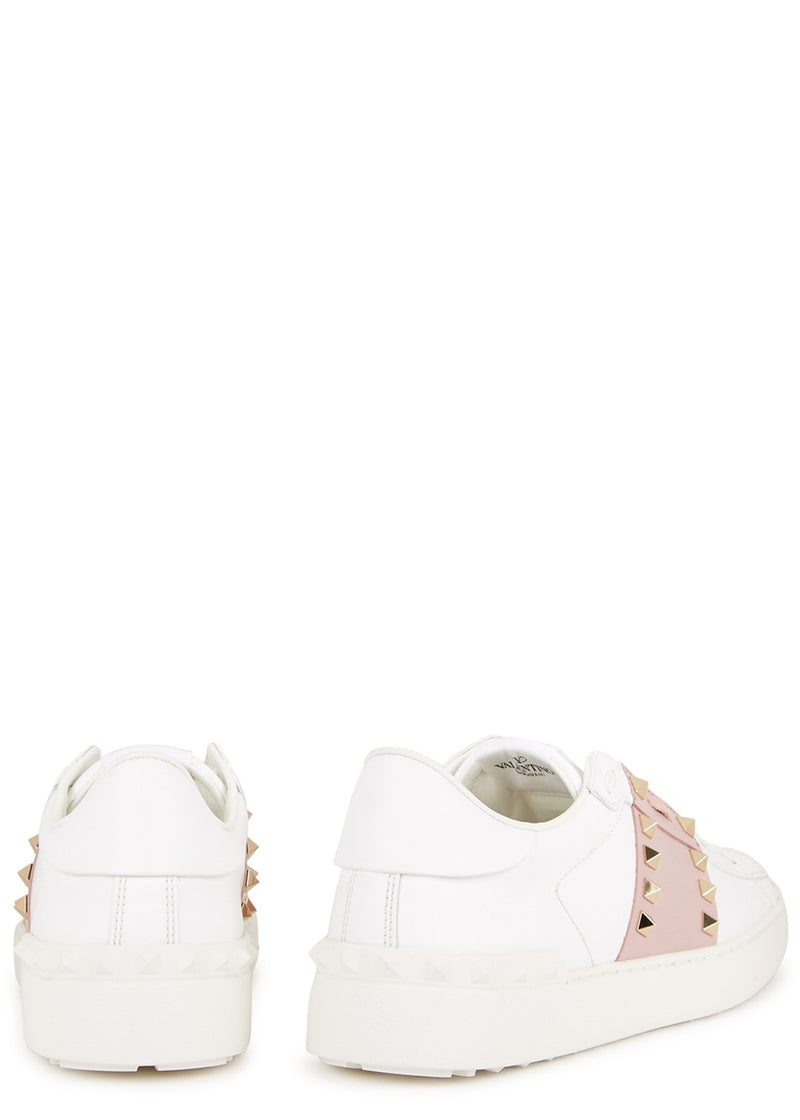 Valentino garavani open Lace sneakers White/pink