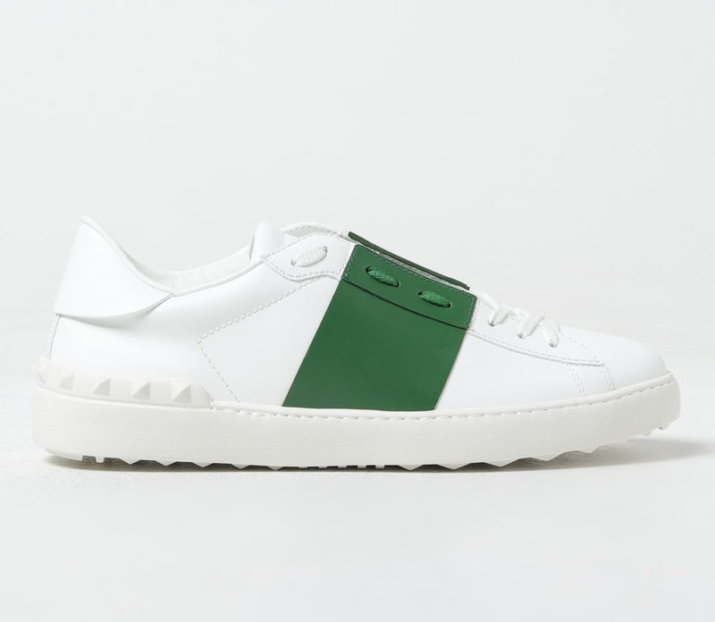 Valentino garavani open Lace sneakers White/Green